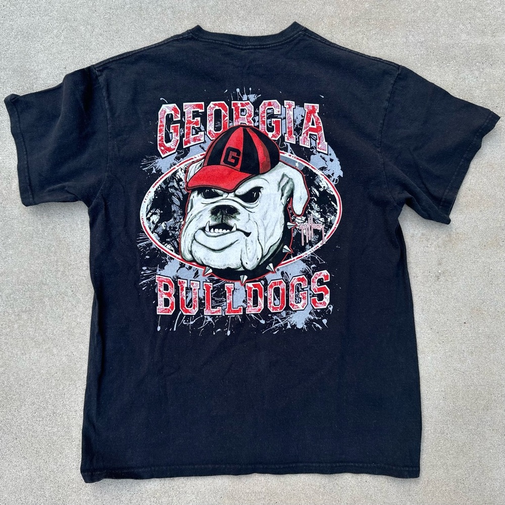 Men’s Guy Harvey Georgia Bulldogs black shirt size Large t-shirt